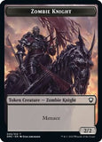 Zombie Knight // Warrior Double-Sided Token [Dominaria United Commander Tokens]