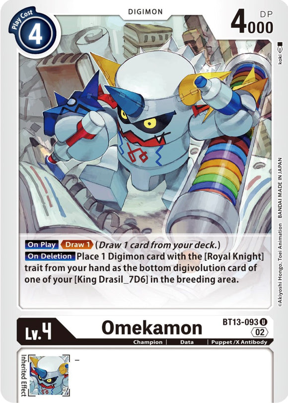 Omekamon [BT13-093] [Versus Royal Knights Booster]
