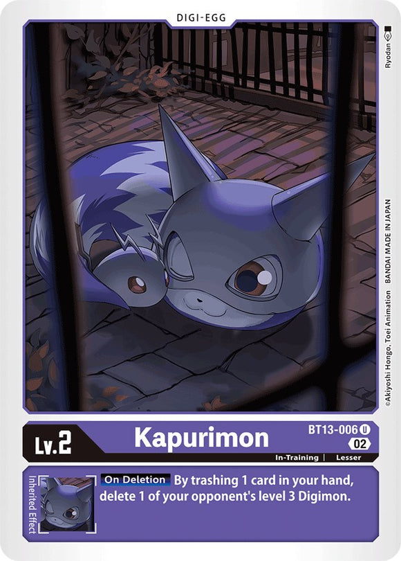 Kapurimon [BT13-006] [Versus Royal Knights Booster]
