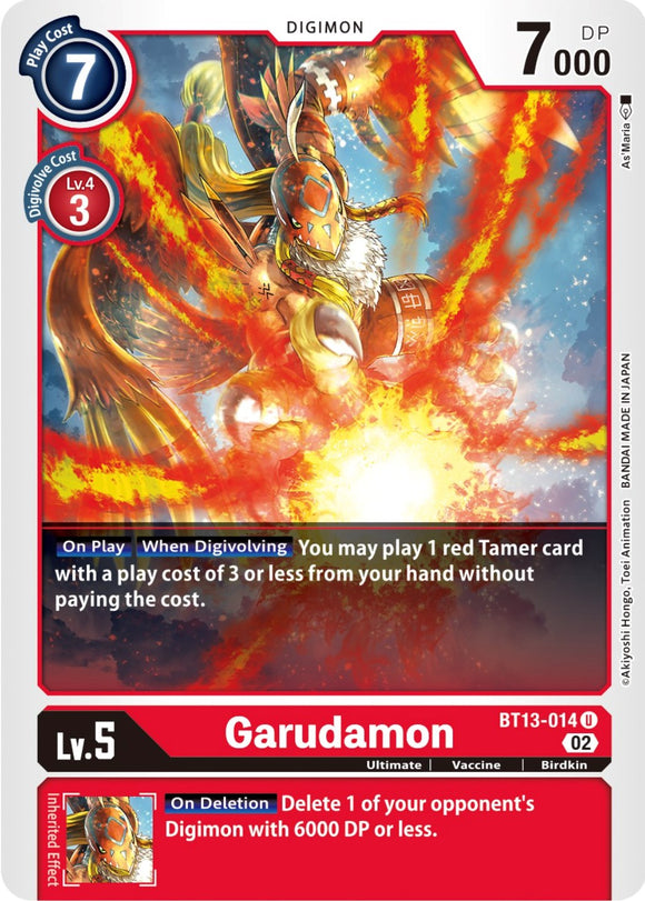 Garudamon [BT13-014] [Versus Royal Knights Booster]