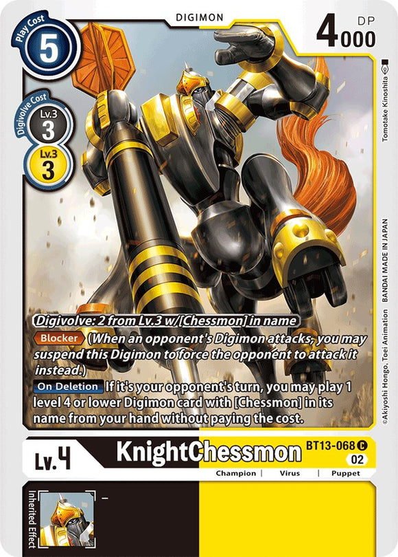 KnightChessmon [BT13-068] [Versus Royal Knights Booster]