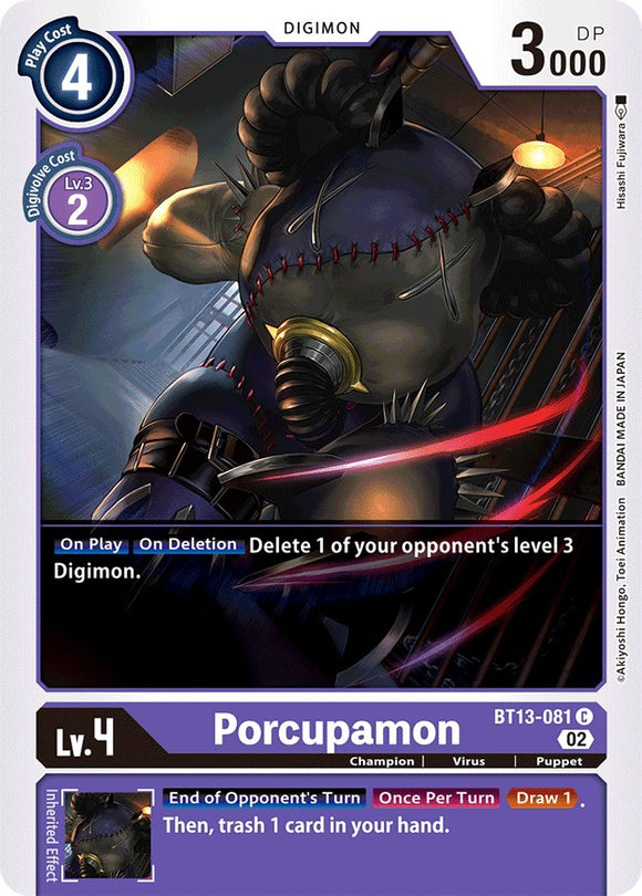 Porcupamon [BT13-081] [Versus Royal Knights Booster]