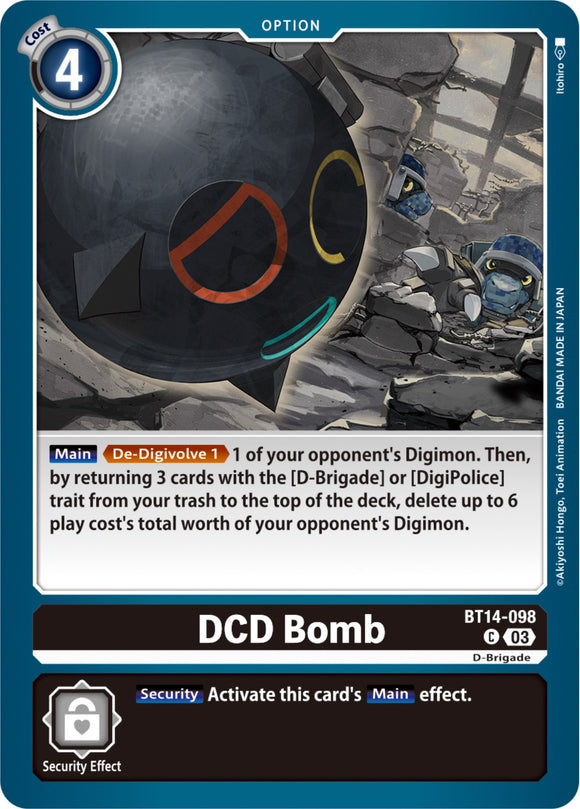 DCD Bomb [BT14-098] [Blast Ace]