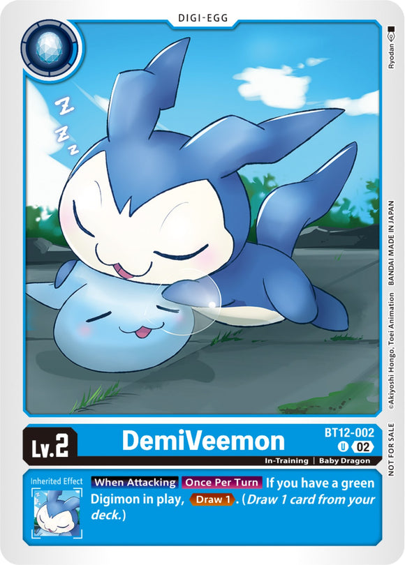 DemiVeemon [BT12-002] (NYCC 2023 Demo Deck) [Across Time]