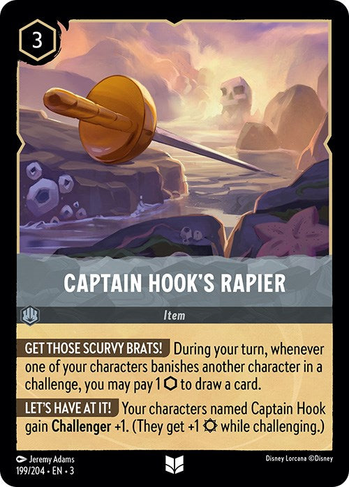 Captain Hook's Rapier (199/204) [Into the Inklands]