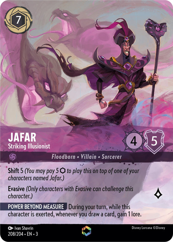 Jafar - Striking Illusionist (Enchanted) (208/204) [Into the Inklands]