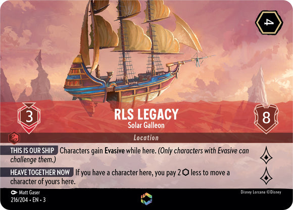 RLS Legacy - Solar Galleon (Enchanted) (216/204) [Into the Inklands]