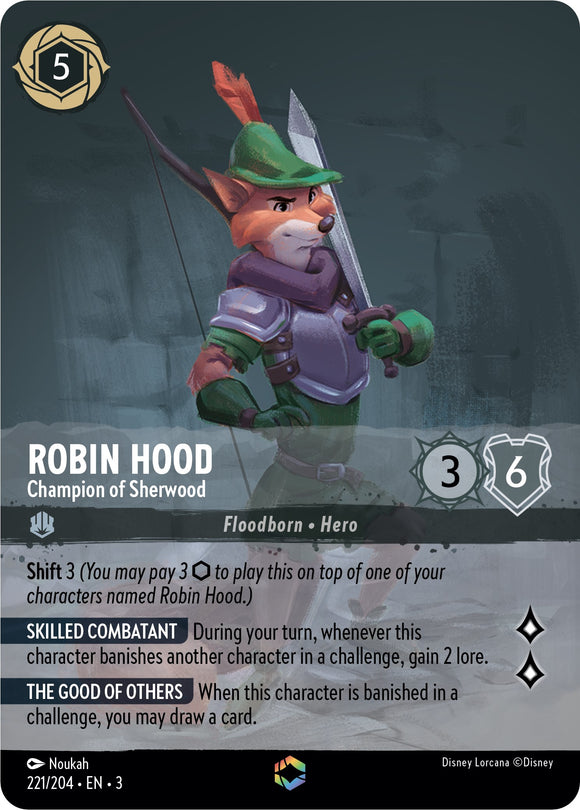 Robin Hood - Champion of Sherwood (Enchanted) (221/204) [Into the Inklands]