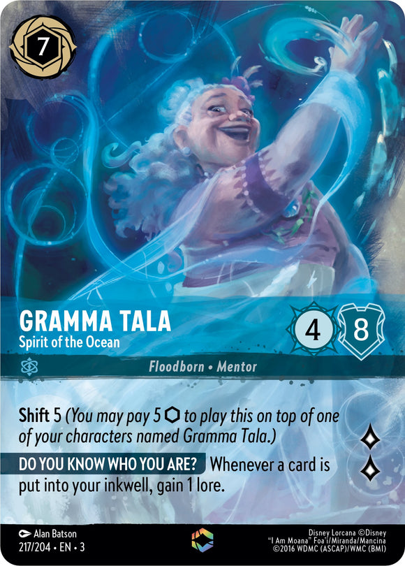 Gramma Tala - Spirit of the Ocean (Enchanted) (217/204) [Into the Inklands]