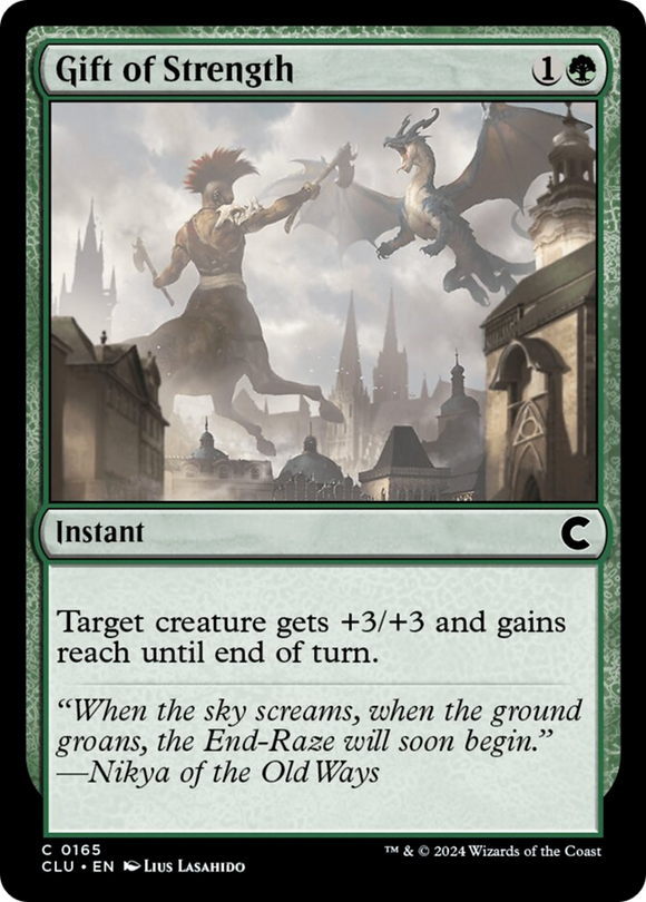 Gift of Strength [Ravnica: Clue Edition]