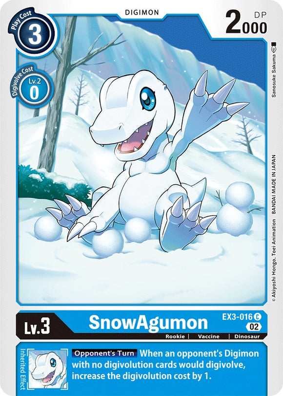 SnowAgumon [EX3-016] [Draconic Roar]