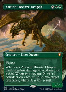 Ancient Bronze Dragon (Borderless Alternate Art) [Commander Legends: Battle for Baldur's Gate]