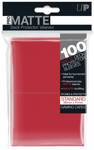 Ultra Pro - Matte Sleeves - Red (100)