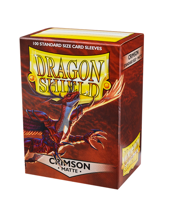 Dragon Shield - Standard Matte Sleeves - Crimson (100)