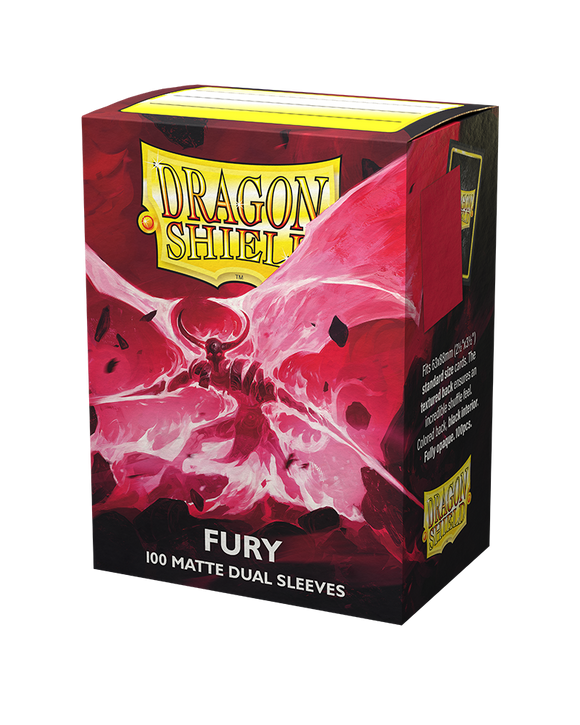 Dragon Shield - Standard Matte Dual Sleeves - Fury (100)