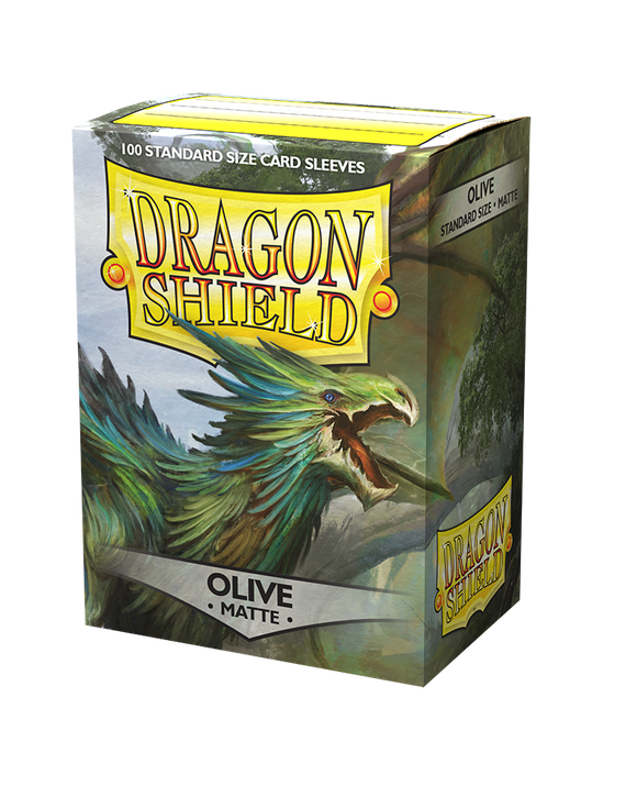 Dragon Shield - Standard Matte Sleeves - Olive (100)