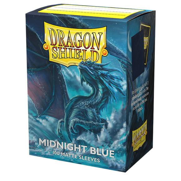 Dragon Shield - Standard Dual Matte Sleeves - Midnight Blue (100)