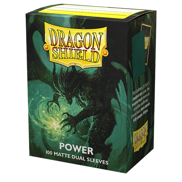 Dragon Shield - Power - 100 Matte Dual Sleeves