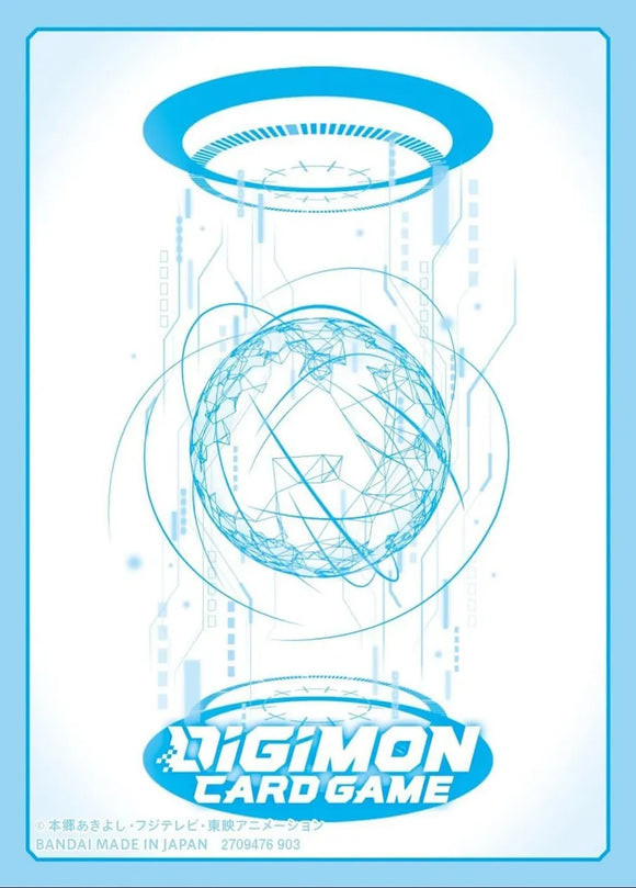 Digimon TCG: Official Card Sleeves (White Blue)