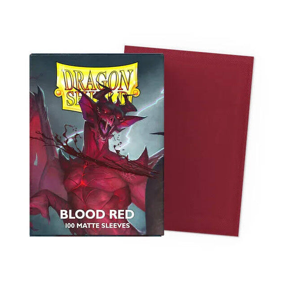Dragon Shield - Blood Red - Matte Sleeves (100)