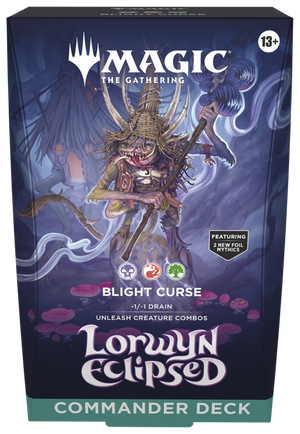 *Pre-Order* Magic The Gathering - Lorwyn Eclipsed - Blight Curse - Commander Deck