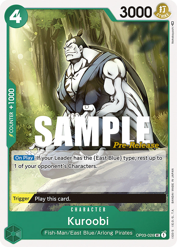 Kuroobi [Pillars of Strength Pre-Release Cards]