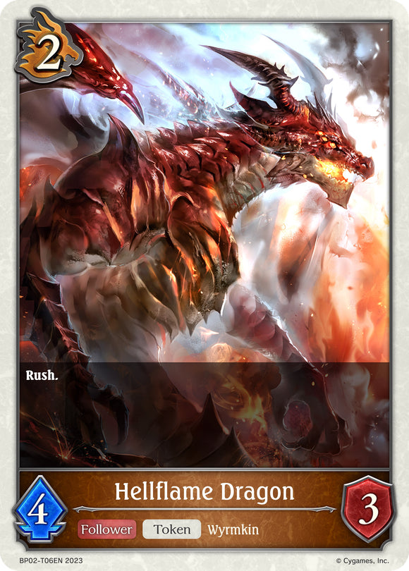 Hellflame Dragon (BP02-T06EN) [Reign of Bahamut]