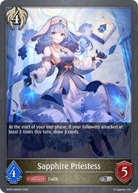 Sapphire Priestess (BP02-095EN) [Reign of Bahamut]
