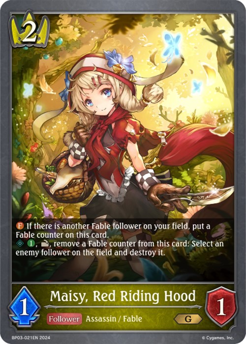 Maisy, Red Riding Hood (BP03-021EN) [Flame of Laevateinn]