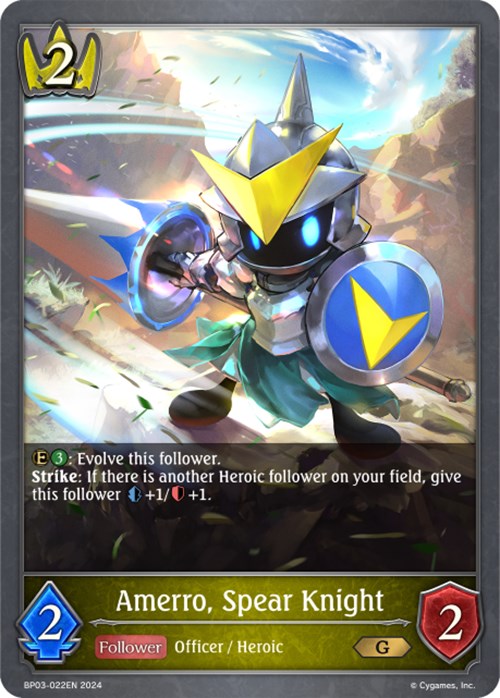 Amerro, Spear Knight (BP03-022EN) [Flame of Laevateinn]