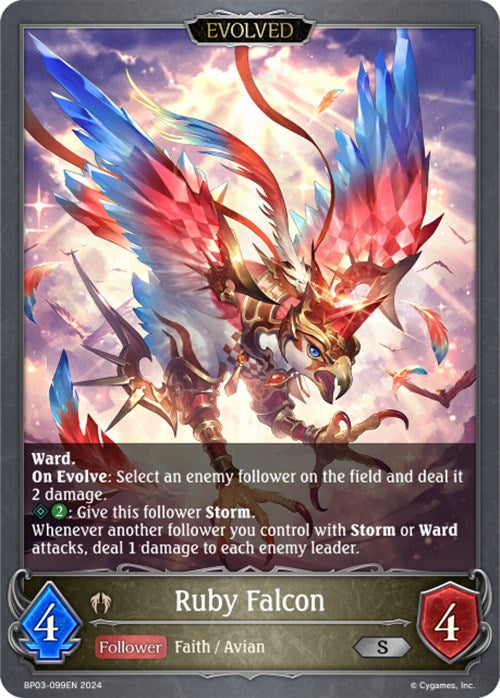 Ruby Falcon (BP03-099EN) [Flame of Laevateinn]