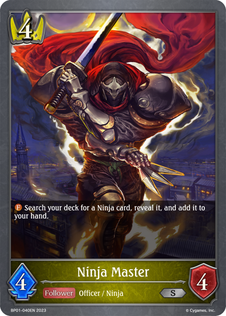 Ninja Master (BP01-040EN) [Advent of Genesis]