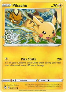 Pikachu (049/195) (Holiday Calendar) [Sword & Shield: Silver Tempest]