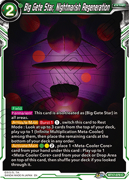 Big Gete Star, Nightmarish Regeneration (BT17-079) [Ultimate Squad]