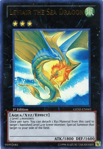 Leviair the Sea Dragon [GENF-EN043] Ultra Rare 