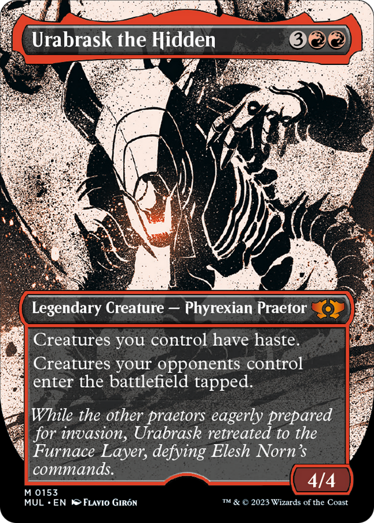 Urabrask the Hidden (Halo Foil) [Multiverse Legends] 