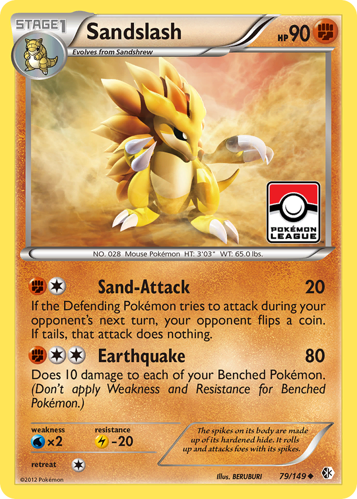 Sandslash (79/149) [Black &amp; White: Boundaries Crossed] 