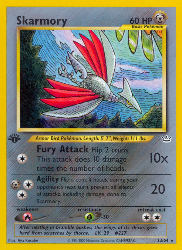 Skarmory (23/64) [Neo Revelation 1st Edition] 