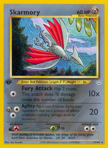 Skarmory (23/64) [Neo Revelation 1st Edition] 