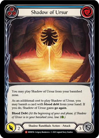 Shadow of Ursur [MON156] (Monarch) 1st Edition Normal 