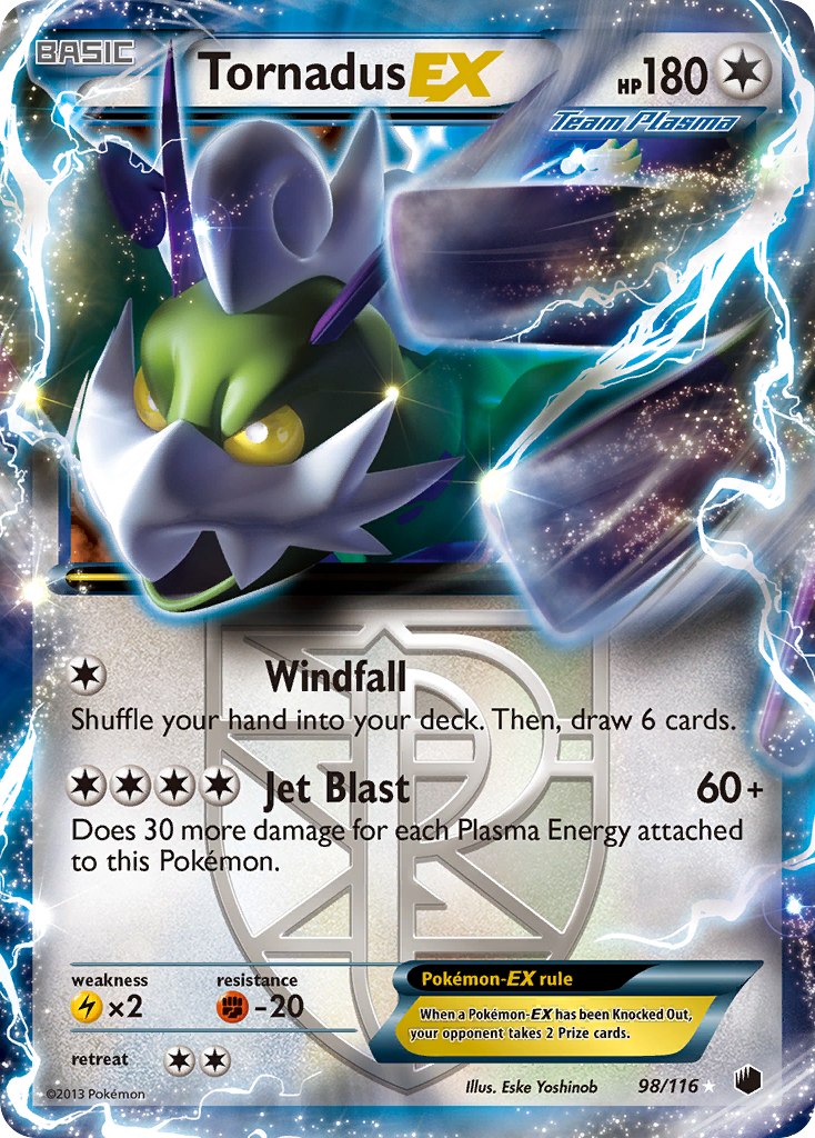 Tornadus EX (98/116) [Black &amp; White: Plasma Freeze] 