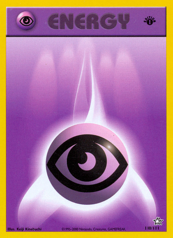 Psychic Energy (110/111) [Neo Genesis 1st Edition] 