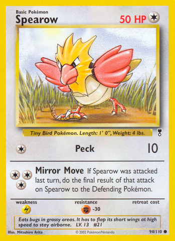Spearow (94/110) [Legendary Collection] 