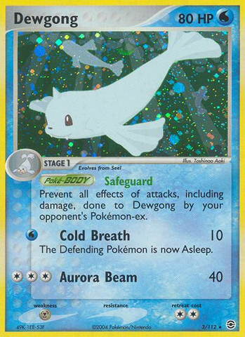 Dewgong (3/112) [EX: FireRed &amp; LeafGreen] 