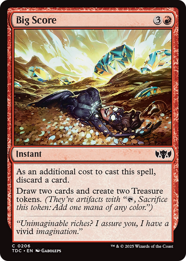 Big Score [Tarkir: Dragonstorm Commander] 