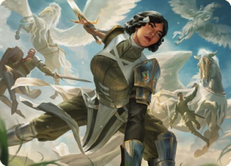 Resolute Reinforcements Art [Dominaria United Art Series]