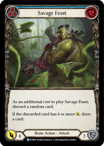 Savage Feast (Blue) [U-WTR016] (Welcome to Rathe Unlimited) Unlimited Normal 