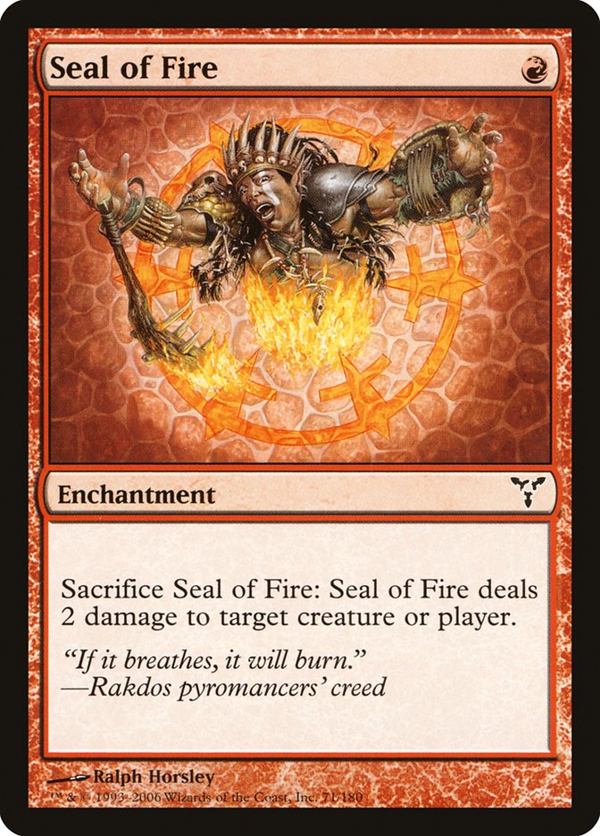 Seal of Fire [Dissension] 