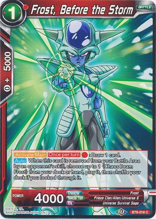 Frost, Before the Storm (BT9-016) [Universal Onslaught] 