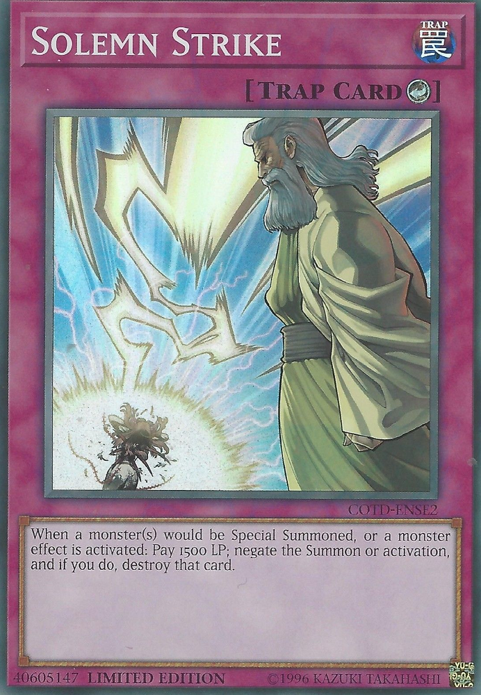 Solemn Strike [COTD-ENSE2] Super Rare 